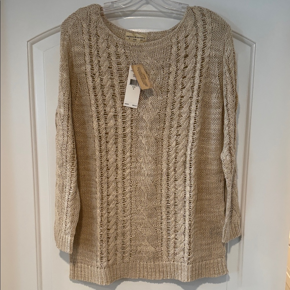 Ralph Lauren Denim&Supply Cable Knit Sweater